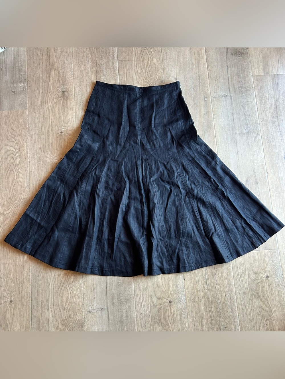 Style & Co. 100% Linen Paneled Midi Skirt